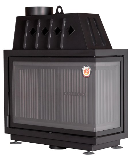 Изображение миниатюра Каминная топка Экокамин Альфа 1000 RB два стекла правая 1