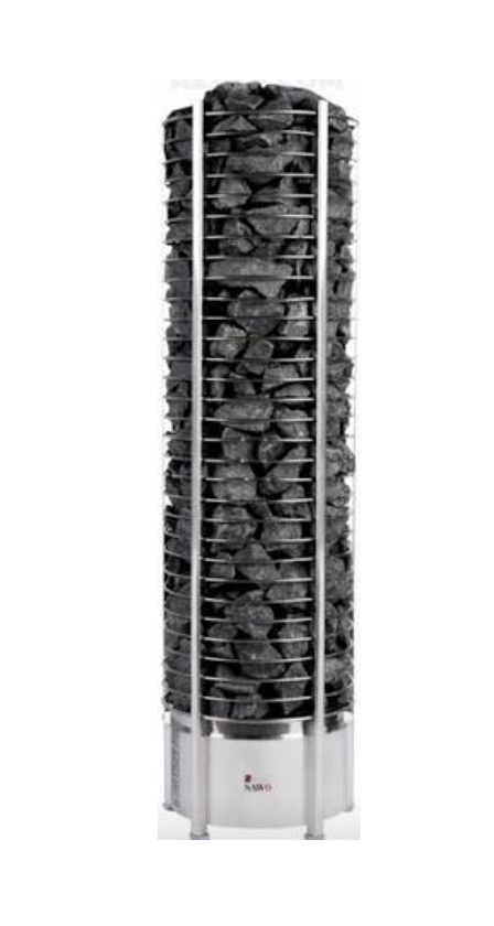 Изображение миниатюра Электрическая печь SAWO TOWER TH3-45Ni2-P (4,5 кВт, нержавейка), выносной пульт (встроенный блок мощности, пульт покупается отдельно) 1