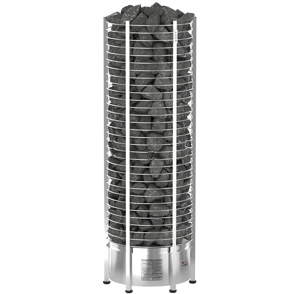 Изображение миниатюра SAWO Электрическая печь TOWER вертикальная, круглая, 8 кВт, TH5-80Ni2-P, выносной пульт (встроенный блок мощности, пульт покупается отдельно) 1