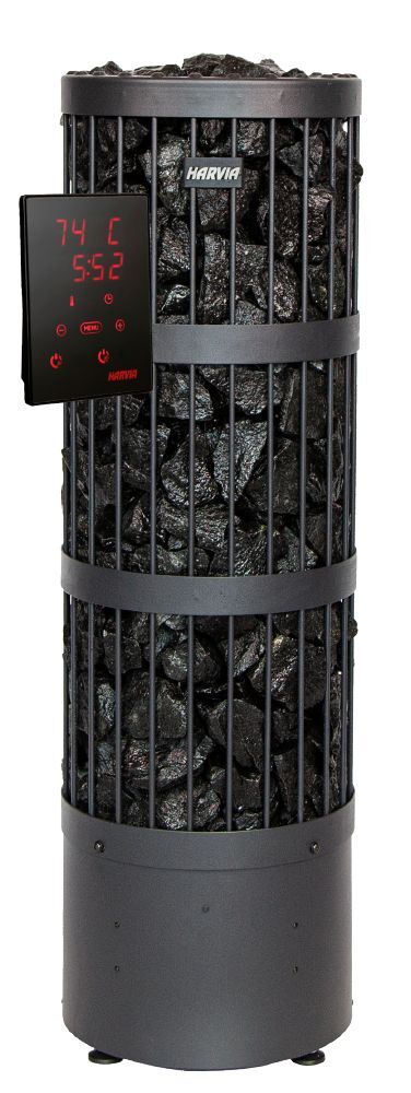 Изображение миниатюра HARVIA Электрическая печь Legend PO70XE black, выносной пульт в комплекте, арт HPO704XE 1