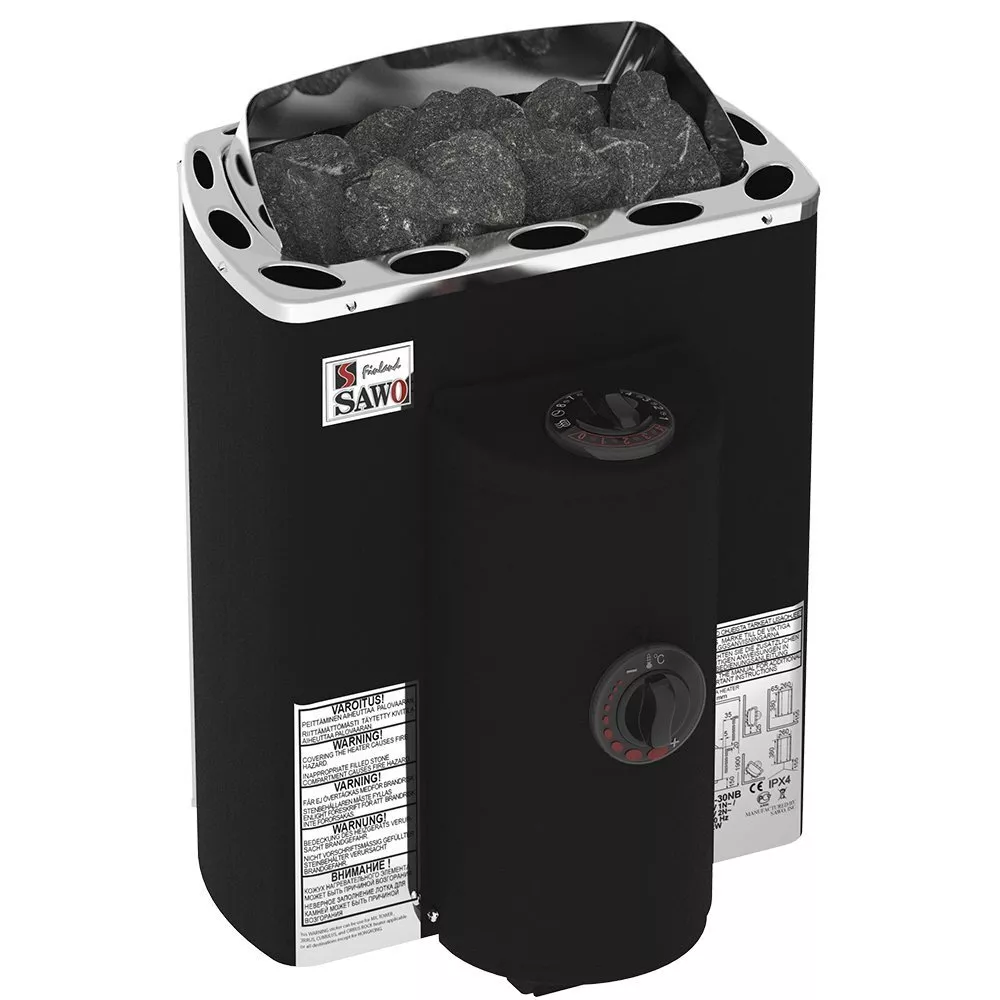 Изображение Электрическая печь SAWO COATED, MINI X MX-36NB-P-F (3,6 кВт, встроенный пульт, термопокрытие) 1