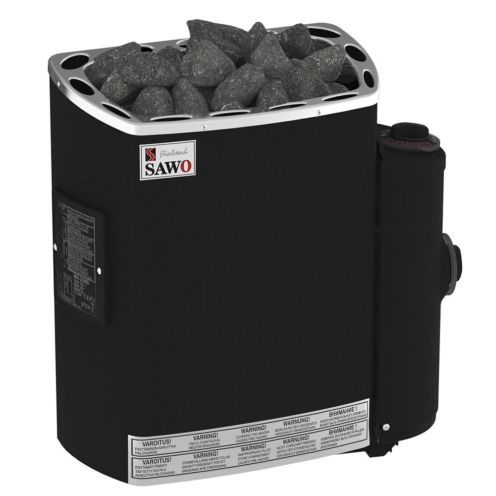 Изображение миниатюра Электрическая печь SAWO MINI MN-36NB-P-F (3,6 кВт, встроенный пульт, термопокрытие) 1