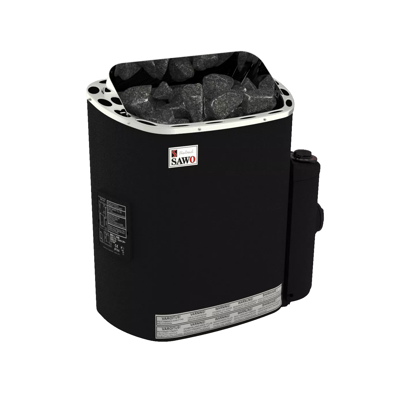 Фото Электрическая печь SAWO SCANDIA SCA-60NB-P-F (6 кВт, встроенный пульт, нержавейка, термопокрытие)