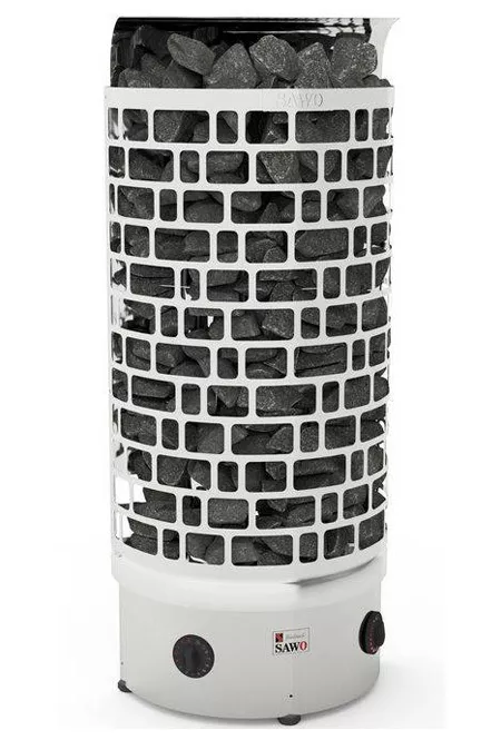 Изображение Электрическая печь SAWO ARIES ARI3-45NB-WL-P (4,5 кВт, встроенный пульт, пристенная, нержавейка) 1