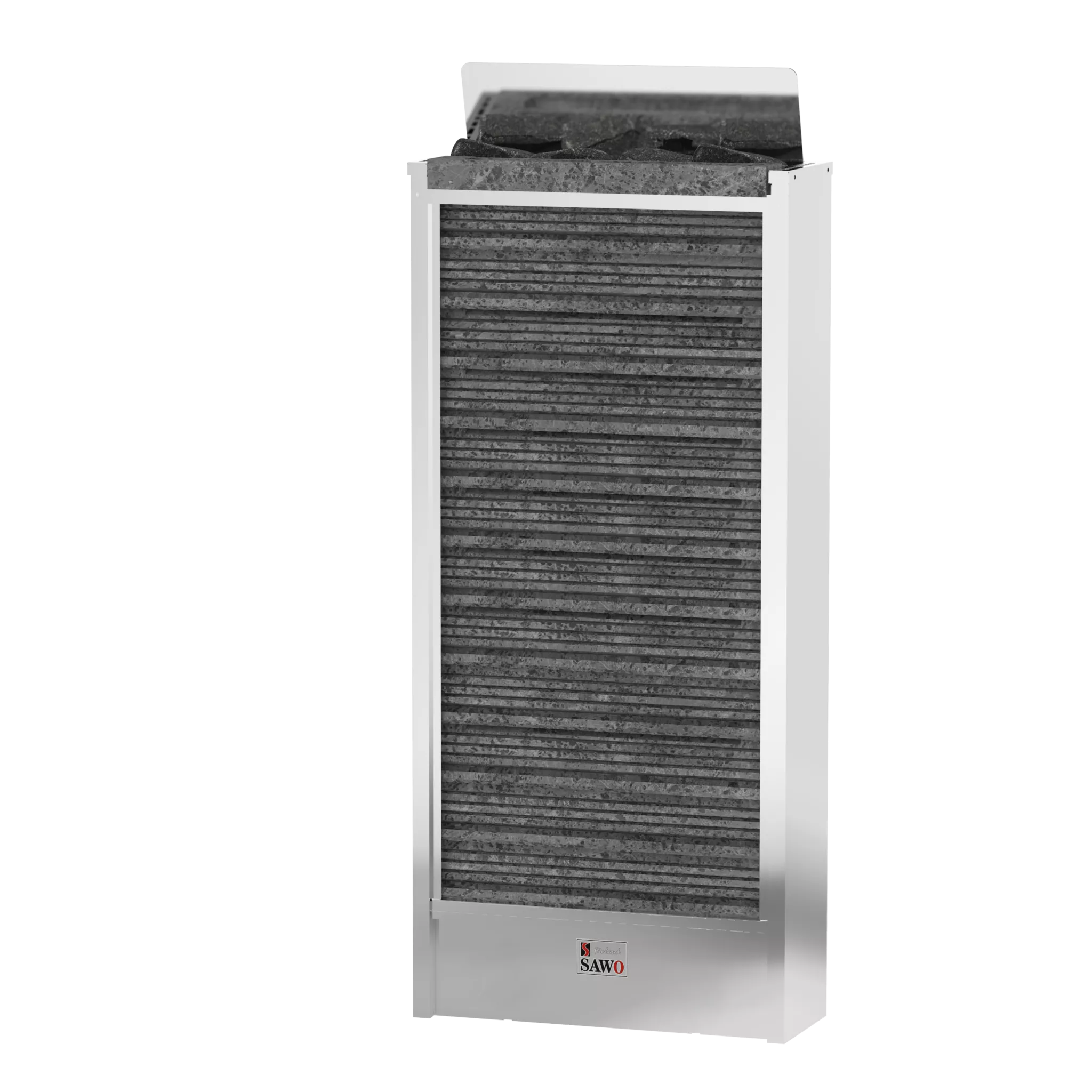 Изображение SAWO Электрическая печь Cirrus mini настенная, 3,0 кВт, нерж. сталь, талькохлорит 1