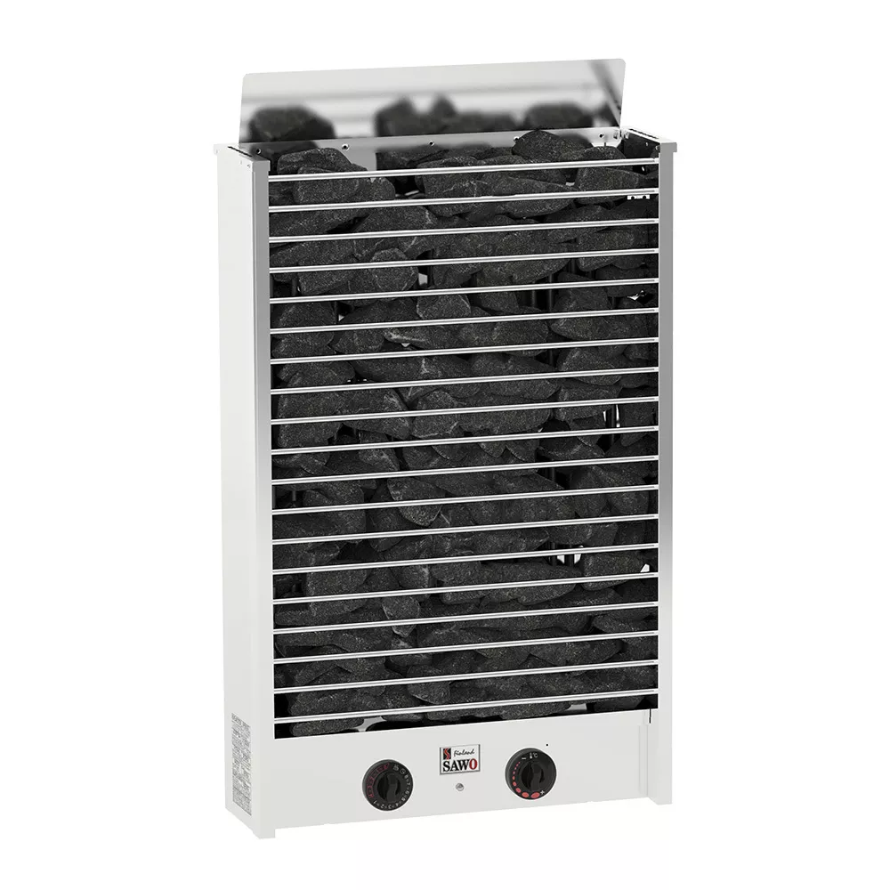 Изображение Электрическая печь SAWO Cirrus Rock CRR3-60NB-P (6 кВт, встроенный пульт, нержавейка) 1