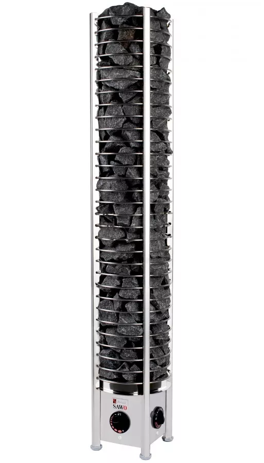 Изображение Электрическая печь SAWO TOWER TH3-35NB-P (3,5 кВт, встроенный пульт, нержавейка) 1