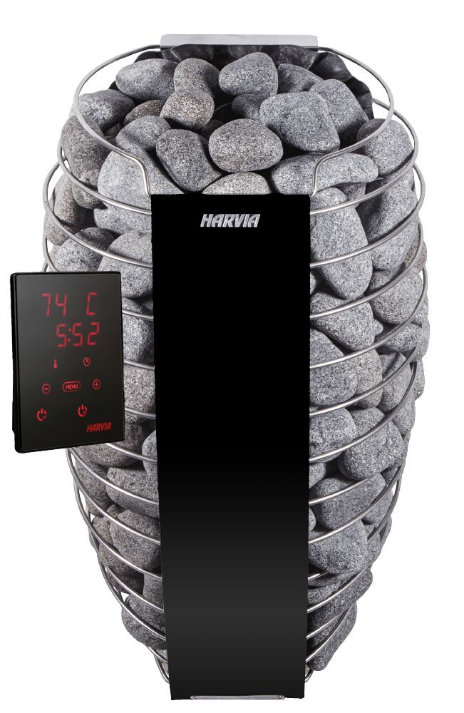 Изображение миниатюра HARVIA Электрическая печь Spirit SP60XW Black с выносным пультом WiFi в комплекте, 6 кВт 1