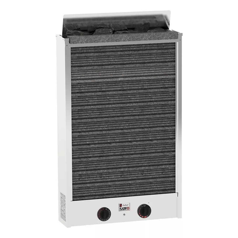 Изображение Электрическая печь SAWO CIRRUS 3 CIR3-60NB-P (6 кВт, встроенный пульт, нержавейка, облицовка из талькохлор.) 1