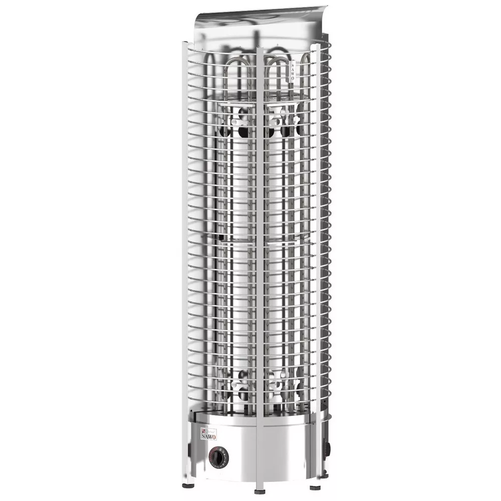 Фото Электрическая печь SAWO Tower TH4-60NB-WL-P (6,0 кВт, напольная, встроен. пульт, нержавейка, пристенная) Фото Электрическая печь SAWO Tower TH4-60NB-WL-P (6,0 кВт, напольная, встроен. пульт, нержавейка, пристенная)