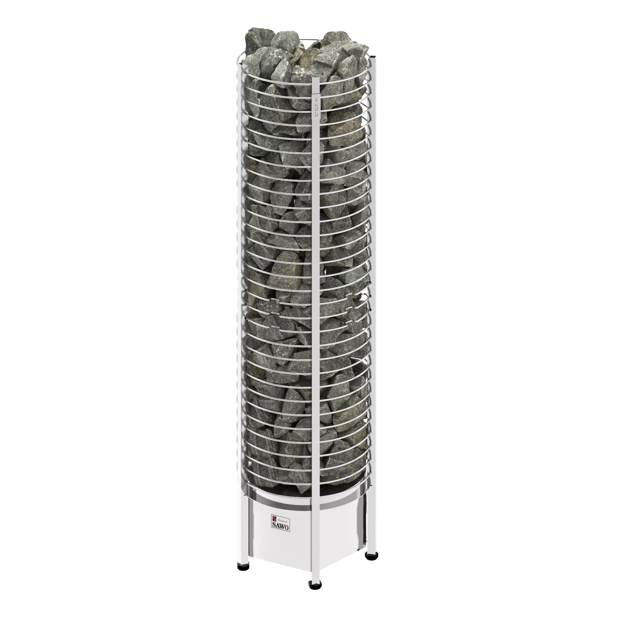 Изображение SAWO Электрическая печь TOWER вертикальная, круглая, 10,5 кВт,TH6-105NS-P, выносной пульт (пульт и блок мощности докупаются отдельно) 1