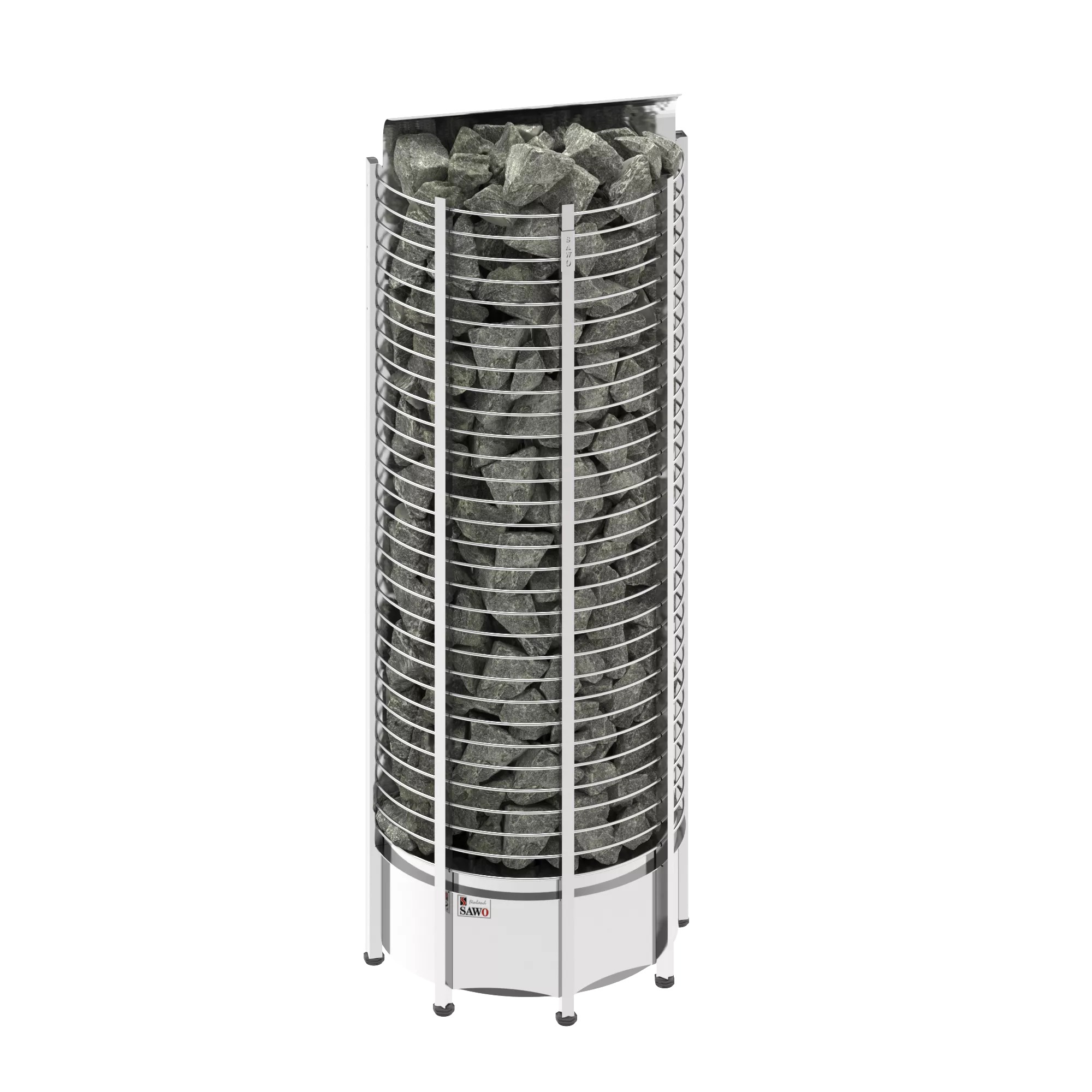 Изображение SAWO Электрическая печь TOWER вертикальная, пристенная, 8 кВт, TH6-80NS-WL, выносной пульт (пульт и блок мощности докупаются отдельно) 1