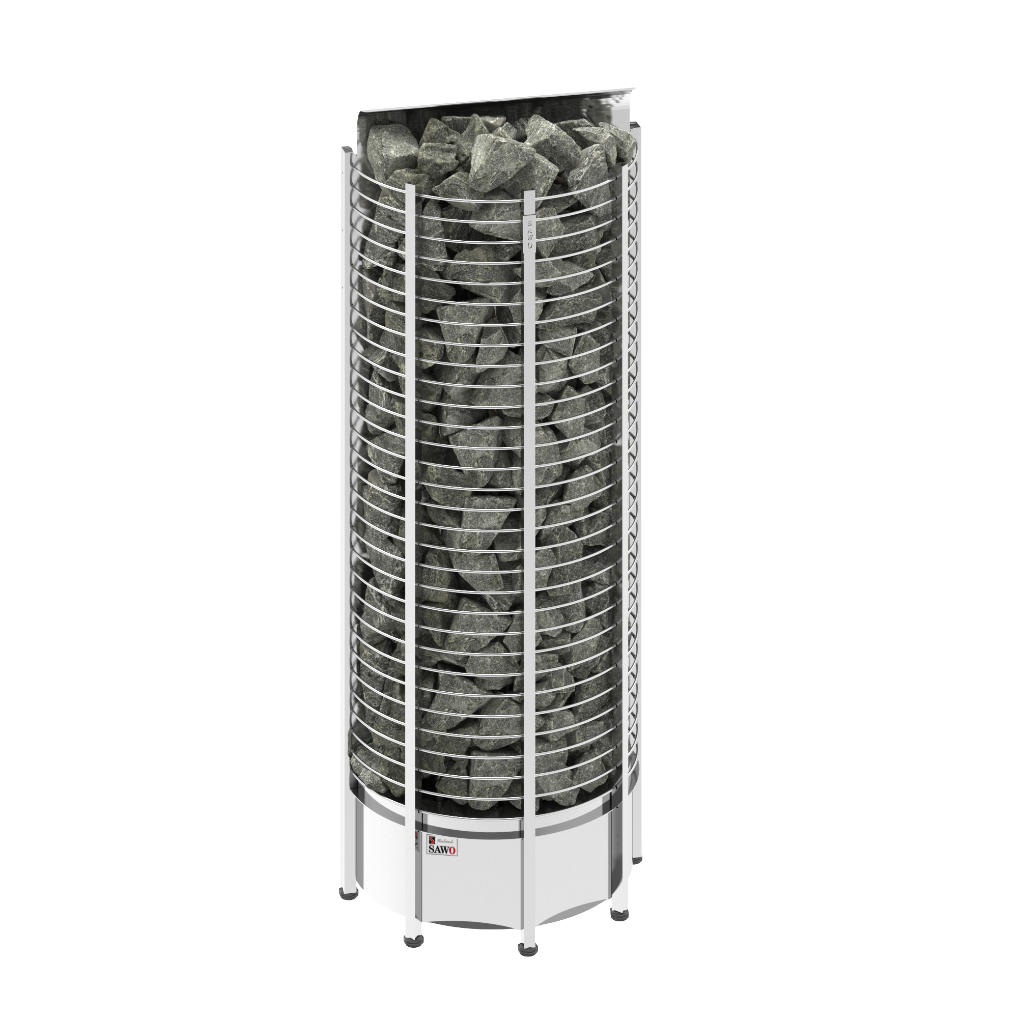 Изображение миниатюра SAWO Электрическая печь TOWER вертикальная, пристенная, 10,5 кВт, TH6-105NS-WL, выносной пульт (пульт и блок мощности докупаются отдельно) 1