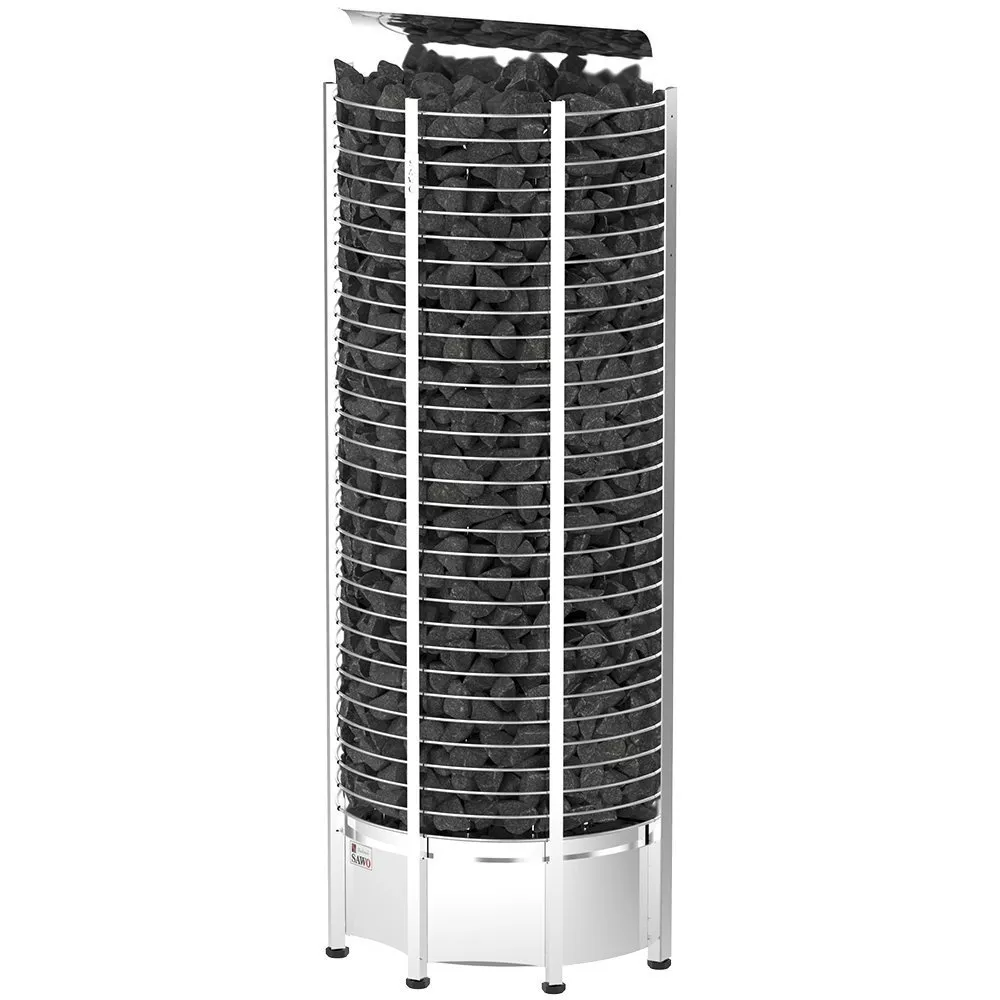 Изображение Электрическая печь SAWO TOWER TH6-120NS-WL-P (12 кВт, пристенная), выносной пульт (пульт и блок мощности докупаются отдельно) 1