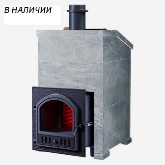 Изображение миниатюра Чугунная печь для бани Комплект GFS ЗК 25 (П2) Президент 980/40 Талькохлорит 1