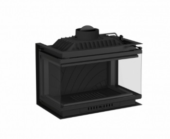 Изображение миниатюра Топка ECT Font/800/LR 18 кВт, трехстороннее стекло 1