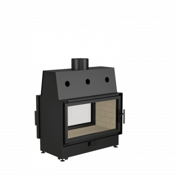 Изображение миниатюра Топка ECT Double 90x51/V 15 кВт, 900/510, туннель, футеровка вермикулит 1