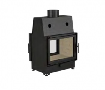 Изображение миниатюра Топка ECT Double 70x51/V 13 кВт, 700/510, туннель, футеровка вермикулит 1