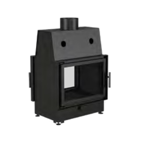 Изображение миниатюра Топка ECT Double 70x51/C 13 кВт, 700/510, туннель, футеровка чугун 1