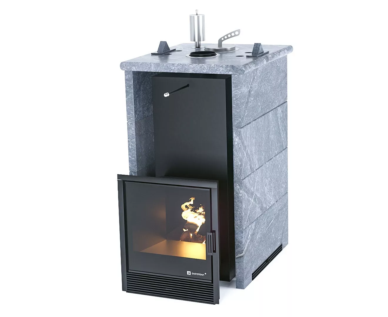 Фото Облицовка Изистим трехсторонний кожух Талькохлорит для печи Сочи