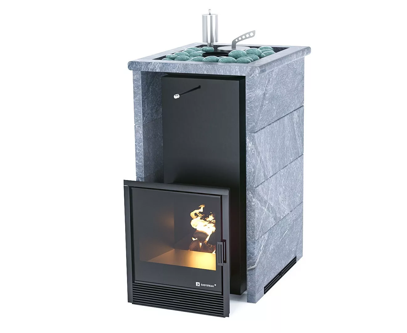 Фото Облицовка Изистим трехсторонний кожух Открытый верх Талькохлорит для печи Сочи