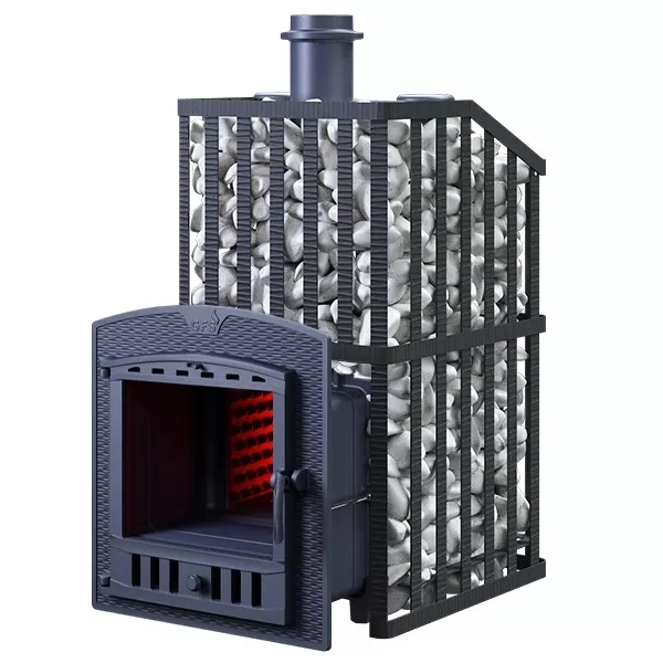 Изображение Чугунная печь для бани GFS ЗК 25 (П2) Ураган 1