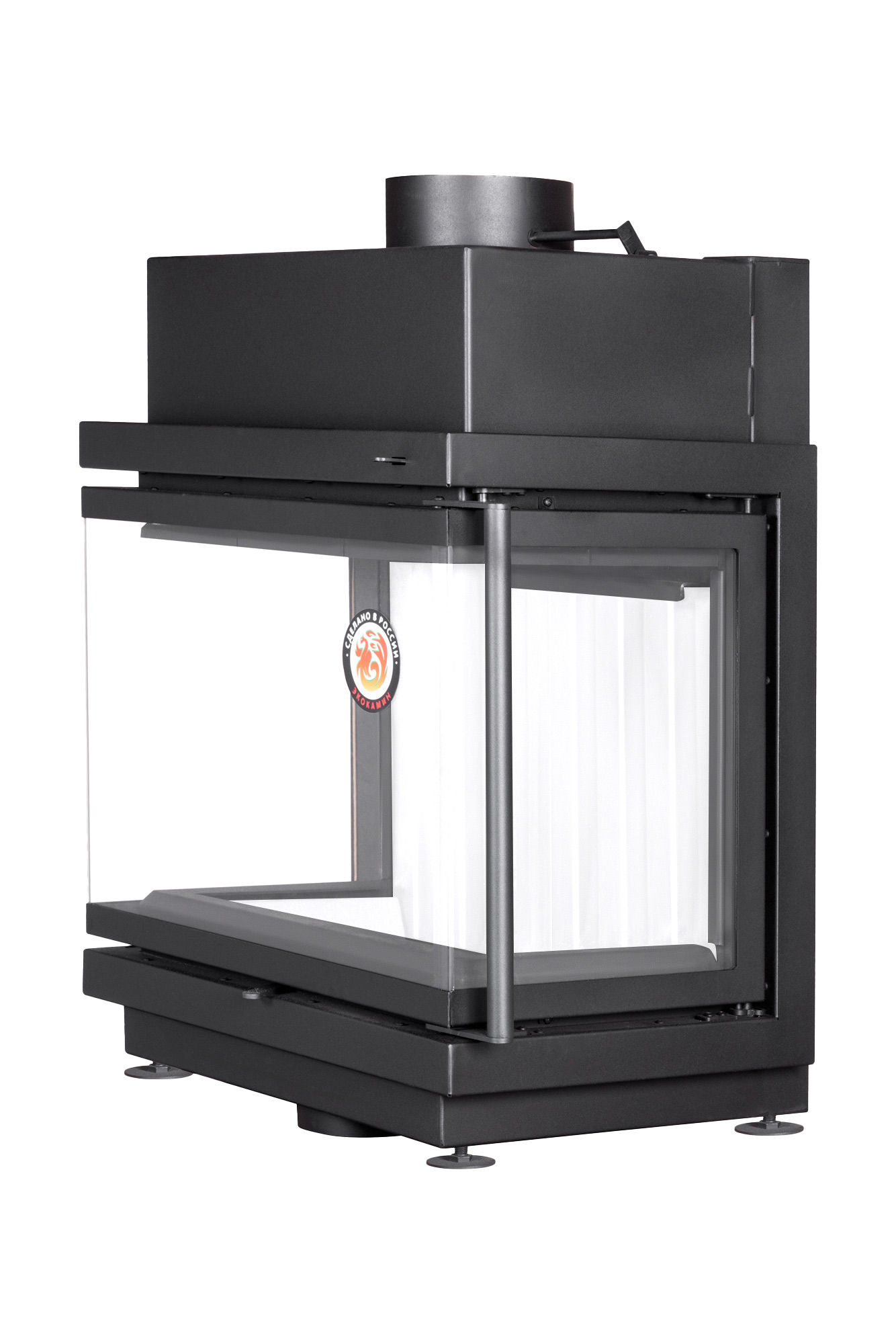 Изображение миниатюра Топка АЛЬФА 700 три стекла подовая 1