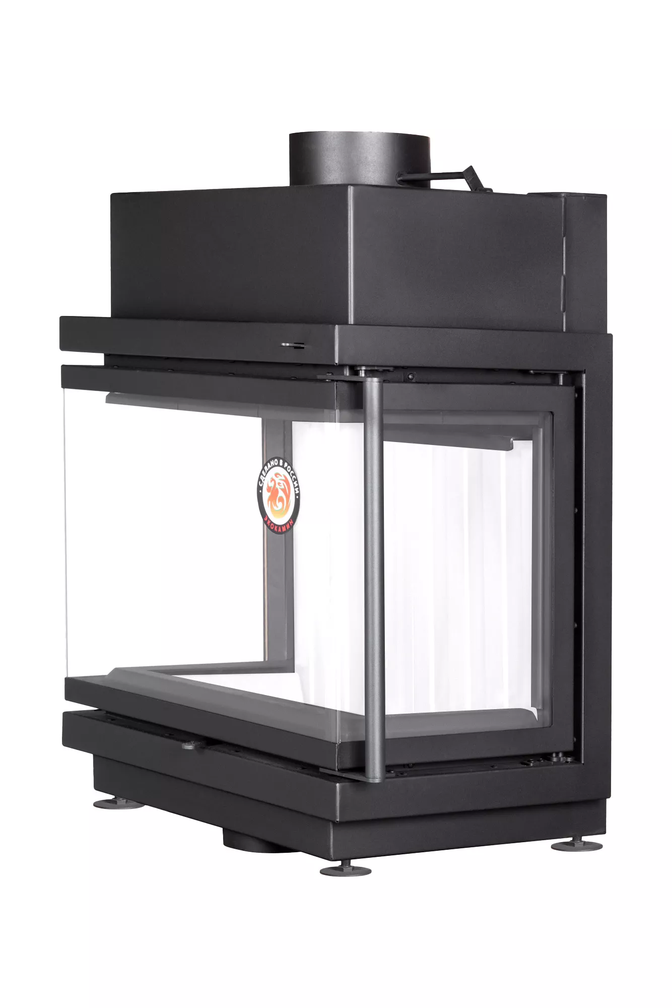 Изображение Топка АЛЬФА 700 три стекла подовая 1