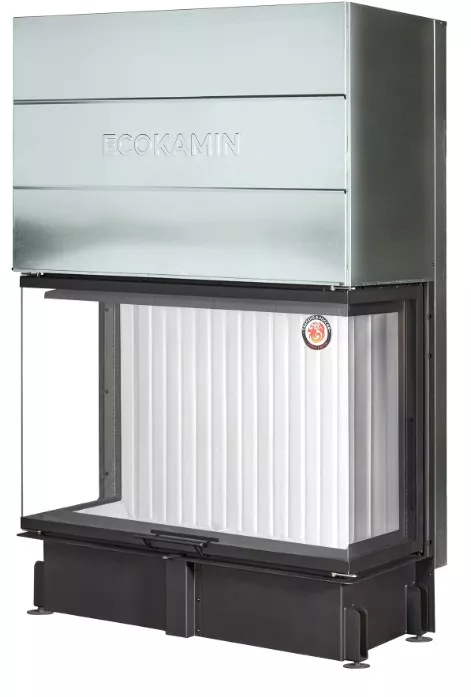 Изображение Каминная топка Экокамин ДЕЛЬТА 1200х800х450P три стекла подовая 1