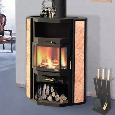 Фото Печь-камин МЕТА Печера аква с теплообменником Фото Печь-камин МЕТА Печера аква с теплообменником