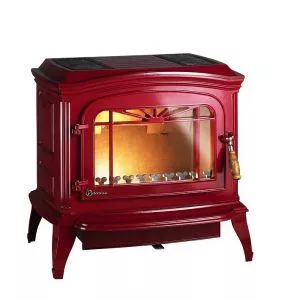 Фото Печь BREDFORD КРАСНАЯ ЭМАЛЬ