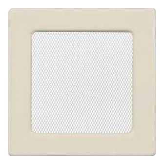 Фото Решетка для камина 17*17 крем