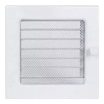 Фото Решетка 17*17 белая с жалюзи