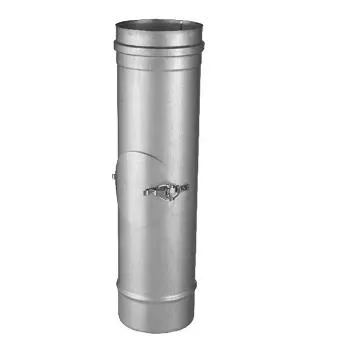 Фото Труба одностенная с лючком ревизии L=500, D=120, AISI 321 0,8мм