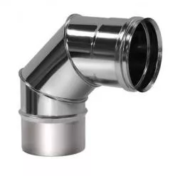 Фото Отвод одностенный 90°, D=120, AISI 304 0,5мм