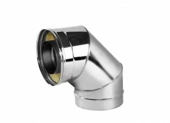 Фото Отвод с изоляцией 90°, D=180/280, полированный, AISI 321/304 0,8/0,5мм 