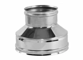 Фото Переходник конус Термо-Моно, D=200/300, полированный, AISI 321/304 0,8/0,5мм 