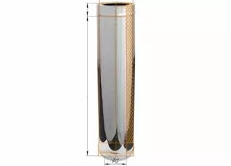 Фото Феррум - Дымоход двустенный, по воде L=1000, D=150/210, AISI 430/430, 0,8/0,5 мм 