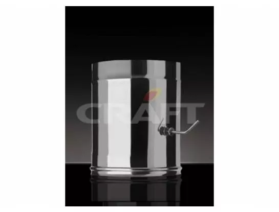 Craft - Сэндвич-шибер, D=80/160, AISI 316L/304, 0,5/0,5мм