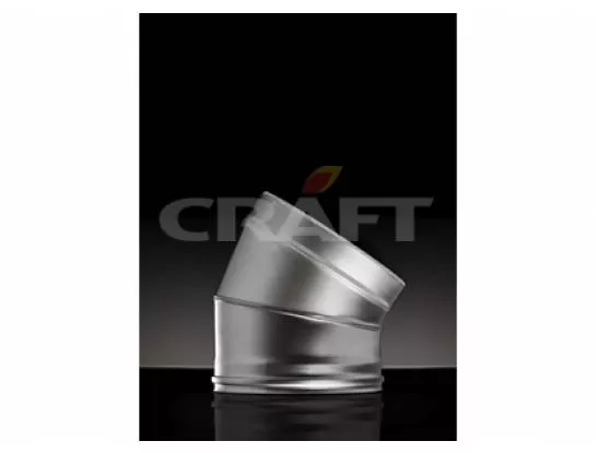 Craft - Сэндвич-колено 30°, D=110/200, AISI 316L/304, 0,5/0,5мм