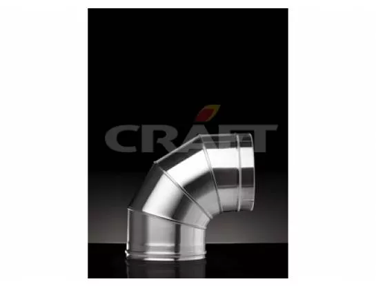 Craft - Сэндвич-колено 87°, D=80/160, AISI 316L/304, 0,5/0,5мм