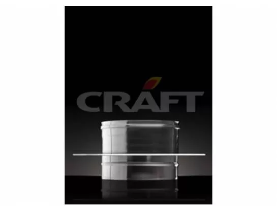 Craft - Площадка опорная сквозная одностенная, D=80, AISI 316L, 0,8мм
