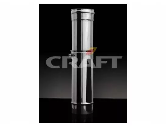 Craft - Труба-телескоп L=300-450, D=80, AISI 316L, 0,5мм