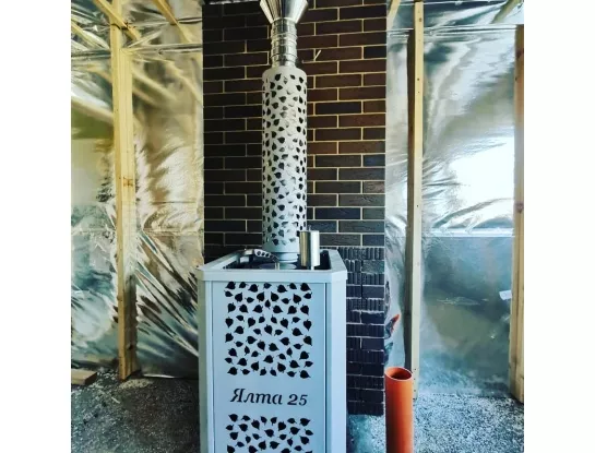 Установка банной печи ИзиСтим
