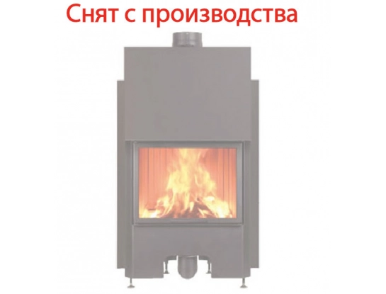 Топка EDILKAMIN  AIRFIRE с подъемом, плоское стекло