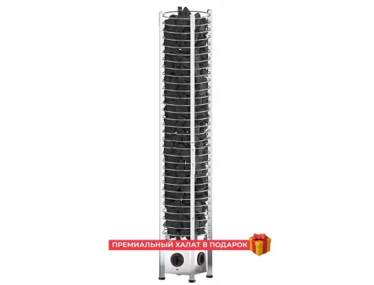 Электрическая печь SAWO TOWER TH3-60NB-P (6 кВт, встроенный пульт, нержавейка)