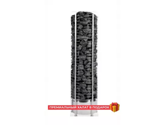 Электрическая печь SAWO TOWER TH3-35Ni2-P (3,5 кВт, нержавейка), выносной пульт (встроенный блок мощности, пульт покупается отдельно)