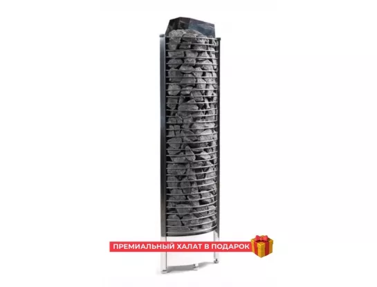 Электрическая печь SAWO TOWER TH3-60Ni2-CNR-P (6,0 кВт, нержавейка, угловая), выносной пульт (встроенный блок мощности, пульт покупается отдельно)