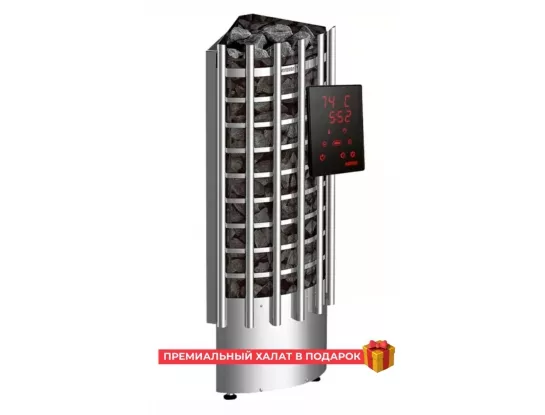 HARVIA Электрическая печь Glow Corner TRC70XE c цифровой панелью управления HARVIA Электрическая печь Glow Corner TRC70XE c цифровой панелью управления