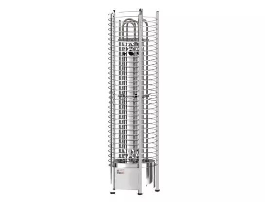 SAWO Электрическая печь TOWER вертикальная, круглая, 9 кВт, TH6-90NS-P, выносной пульт (пульт и блок мощности докупаются отдельно)